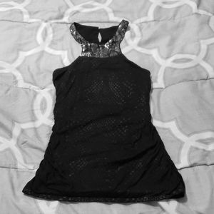 Women's- Express black snake print Tank Sz M